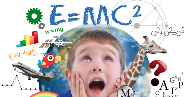Child with E=mc2