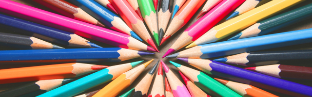 Colored Pencils Align